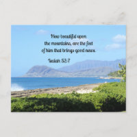 Isaiah 52:7 Hur vacker på bergen är
