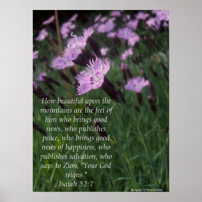 Isaiah 52:7 poster (Framsidan)
