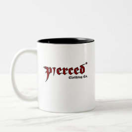 Isaiah 53:5 Han blev Pierced Två-Tonad Mugg