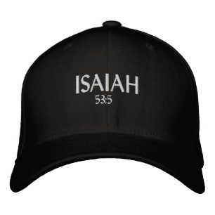 ISAIAH 53:5 (lägg till namn eller initialer) Broderad Keps