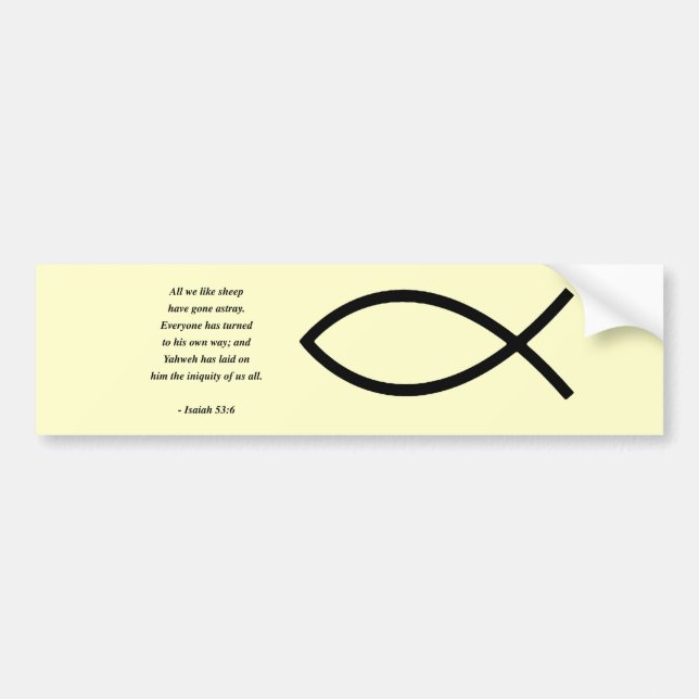 ISAIAH 53:6 BILDEKAL (Framsidan)