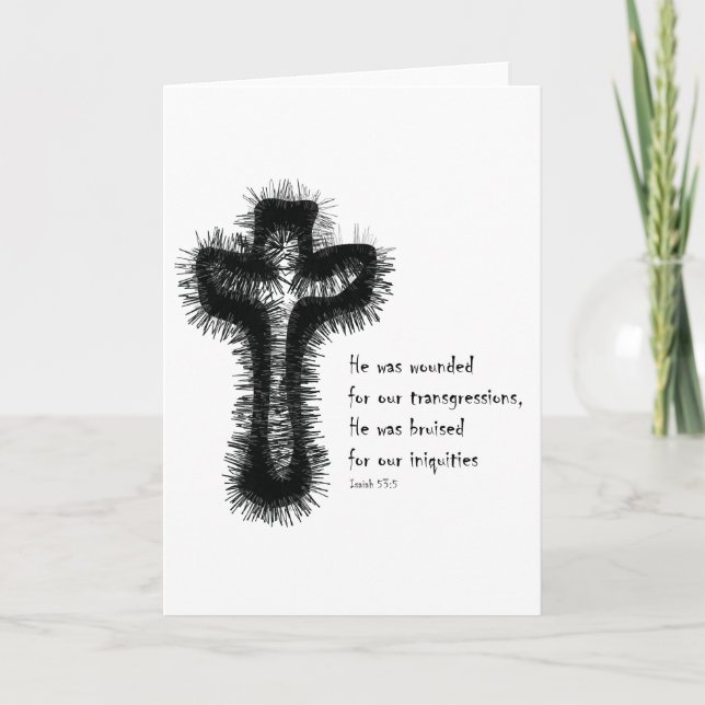 Isaiah-53 - Kor/kristet vittne Kort (Framsida)