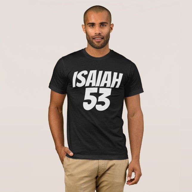 ISAIAH 53 Messianiska judiska, kristna T-shirts (Hel framsida)