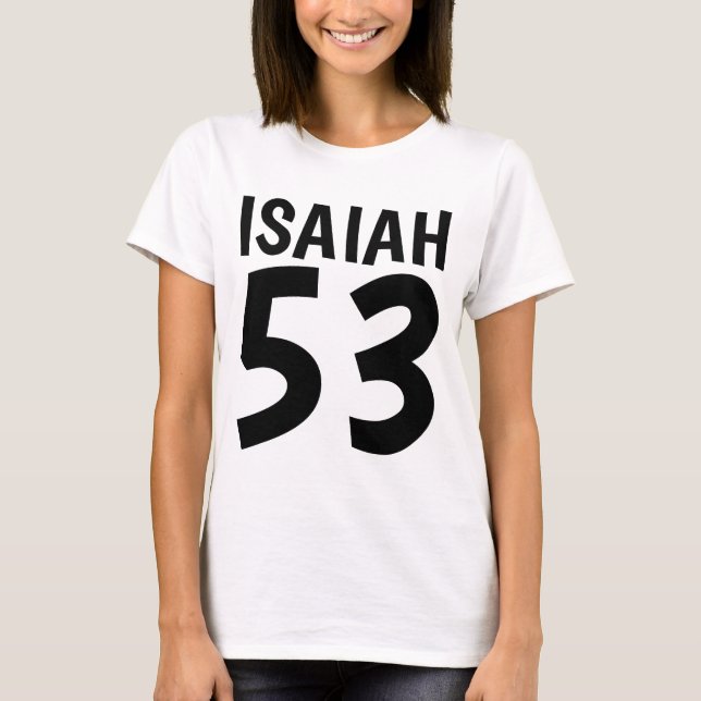 ISAIAH 53 Messianiska judiska T-shirts (Framsida)