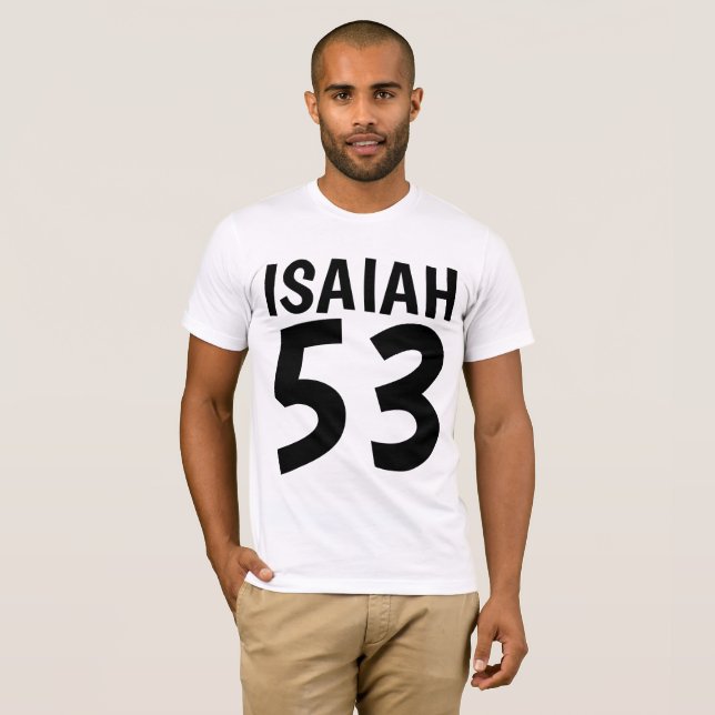ISAIAH 53 Messianiska judiska T-shirts (Hel framsida)