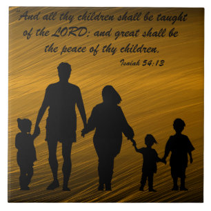 Isaiah 54:13 kakelplatta
