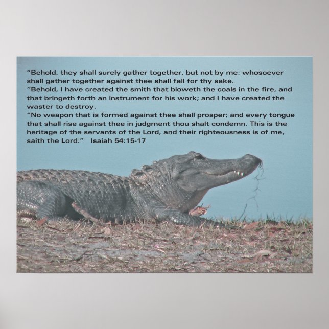 Isaiah 54:15-17 poster (Framsidan)