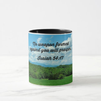 Isaiah 54:17 Inget vapen bildades mot dig Mugg