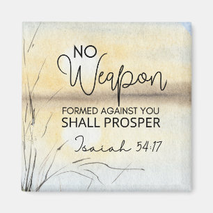 Isaiah 54 17 Inget vapen mot dig Bible Magnet