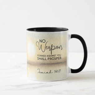 Isaiah 54 17 Inget vapen mot dig Bible Mugg