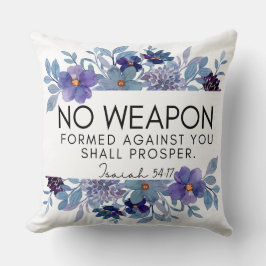 Isaiah 54:17 No Weapon Formed against you Blommigt Kudde