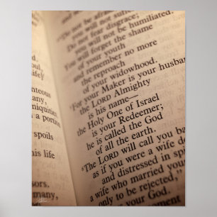 Isaiah 54:5 [Skriv ut] Poster