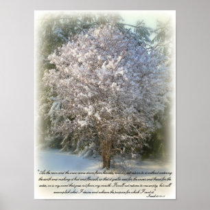 Isaiah 55:10 - 11 poster