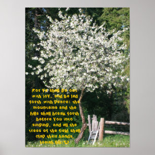Isaiah 55:12affisch poster