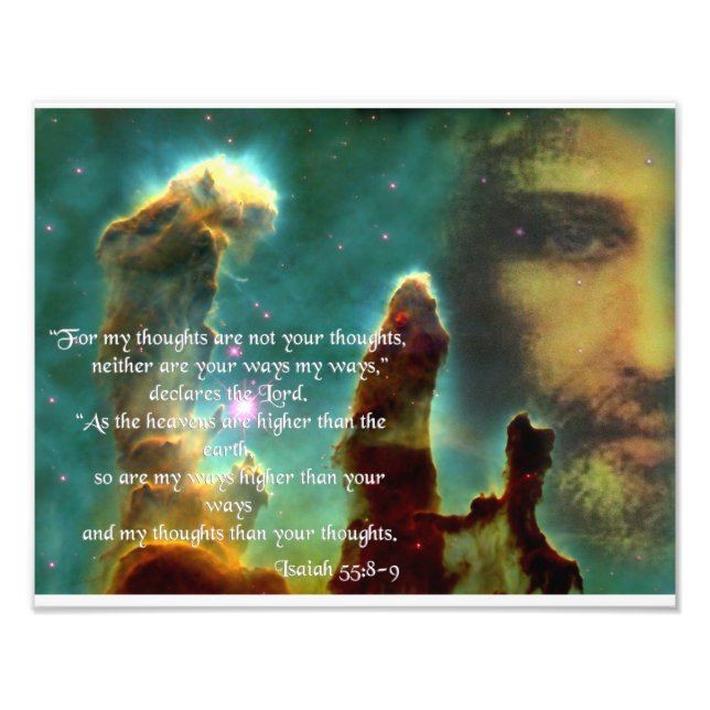 ISAIAH 55, 8-9 FOTOTRYCK (Framsidan)
