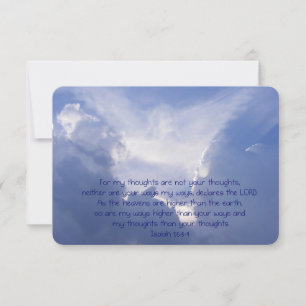 Isaiah 55 Bible Scripture Tack Chrisian Anpassning Kort