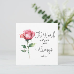 Isaiah 58:11 Flower Studenten Bible Verse