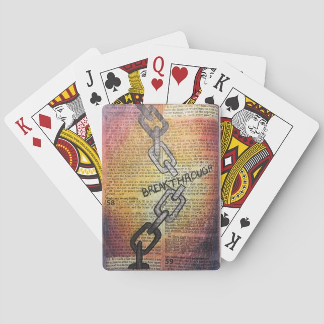 Isaiah 58:5-6 - "Genombrott" Casinokort (Baksidan)