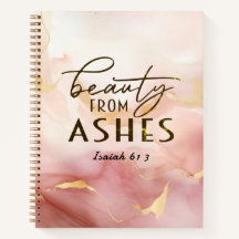 Isaiah 61 3 Beauty från Ashes Bible Verse Rosa