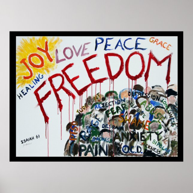 Isaiah 61 Freedom Poster (Framsidan)