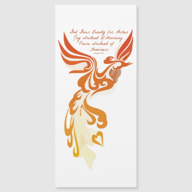Isaiah 61 Phoenix Magnetiskt kort (Framsida)