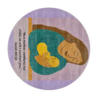 Isaiah 66:13 Comforting Mother and Baby Postcard