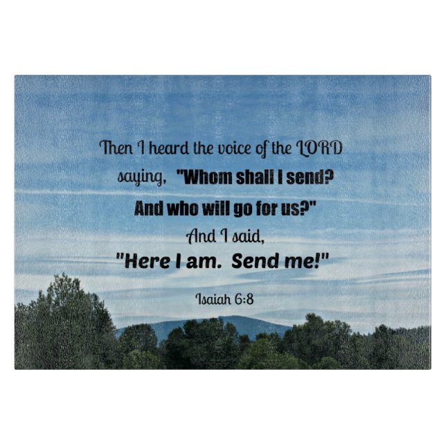 Isaiah 6:8 Sen hörde jag Guds röst (Framsidan)