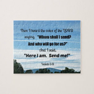 Isaiah 6:8 Sen hörde jag Guds röst Pussel