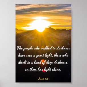 Isaiah 9:2 - bibelVerse Poster