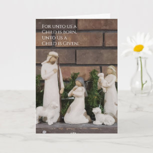 Isaiah 9:6 Bibelskript jul Kort