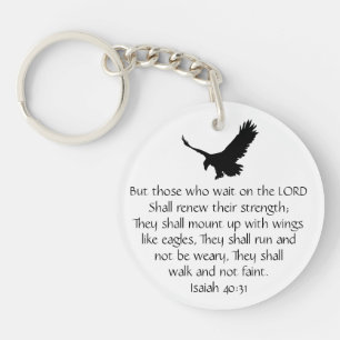 Isaiah Bible Scripture Vänta på Lord Eagle