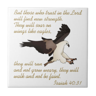 Isaiah Bible Verse Kakelplatta