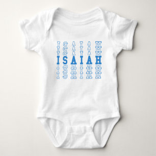 Isaiah Blue Personlig Repetera Namn T Shirt