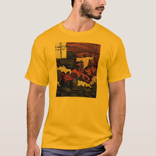 Isaiah för skräck inte 41:10 t-shirt (Framsida)
