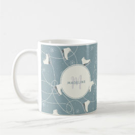 Isålkar och snöflingor Personlig Kaffemugg