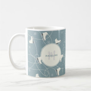 Isålkar och snöflingor Personlig Kaffemugg