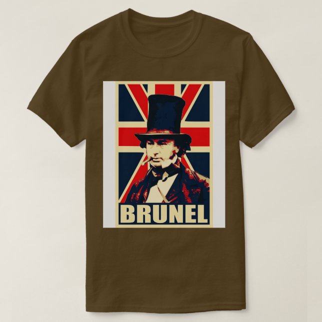 Isambard Kingdom Brunel 1 T Shirt (Design framsida)