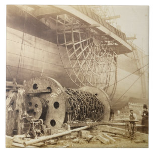 Isambard kungarike Brunel (1806-59) bredvid Kakelplatta