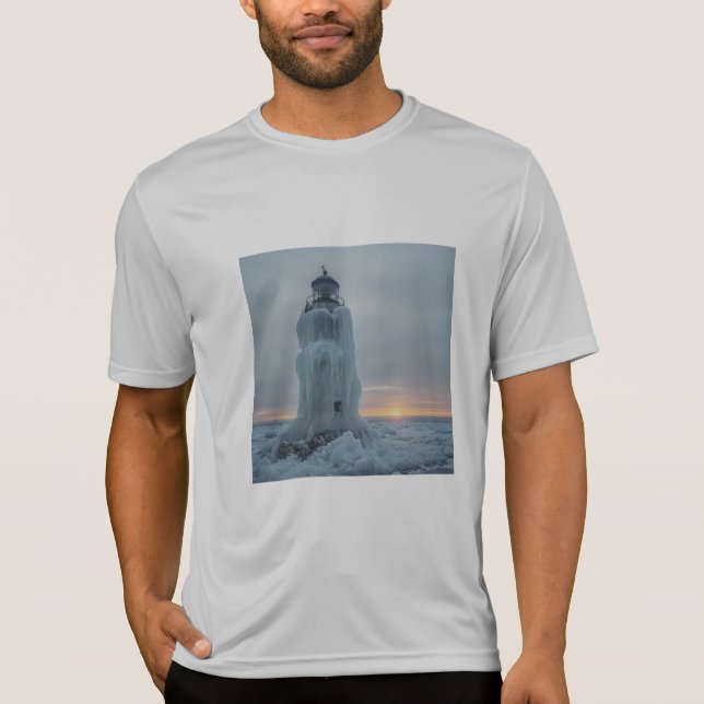 Isbelagd kustfyr t shirt (Framsida)