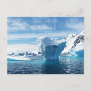 isberg-404966 isberg antarctica polar blue ice s vykort