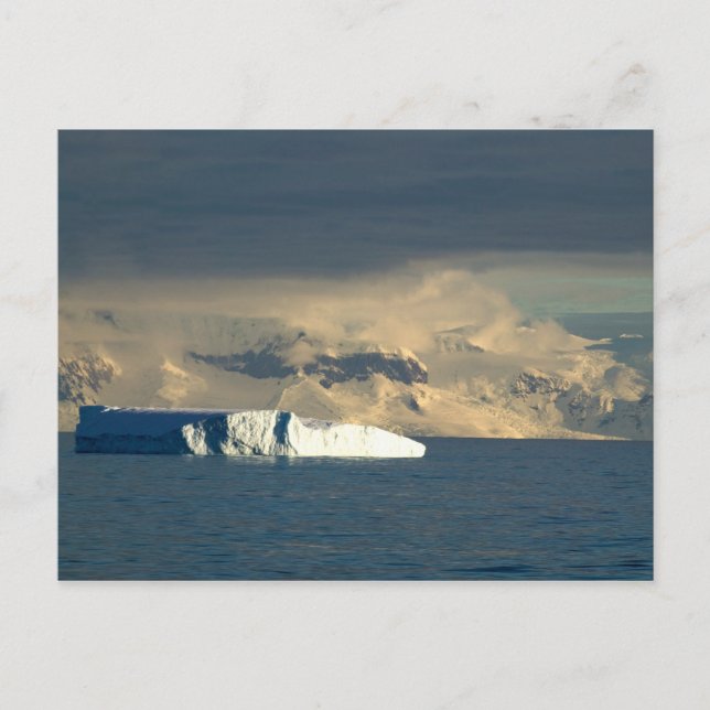 Isberg i början av Drake Passage strax Vykort (Framsida)