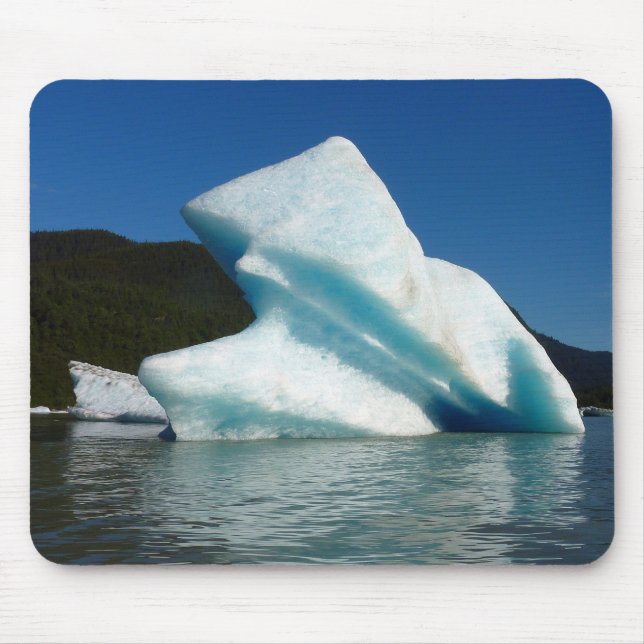 Isberg på Mendenhall Lake i Alaska Musmatta (Framsidan)