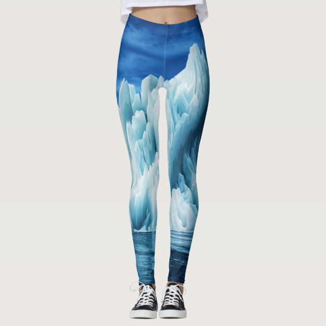 Isbergdamasker Leggings (Framsida)