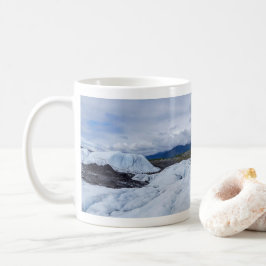 Isbergsscen med molnig himmel kaffemugg
