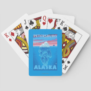 Isbergtvärsnitt - Petersburg, Alaska Casinokort