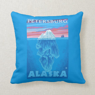 Isbergtvärsnitt - Petersburg, Alaska Kudde