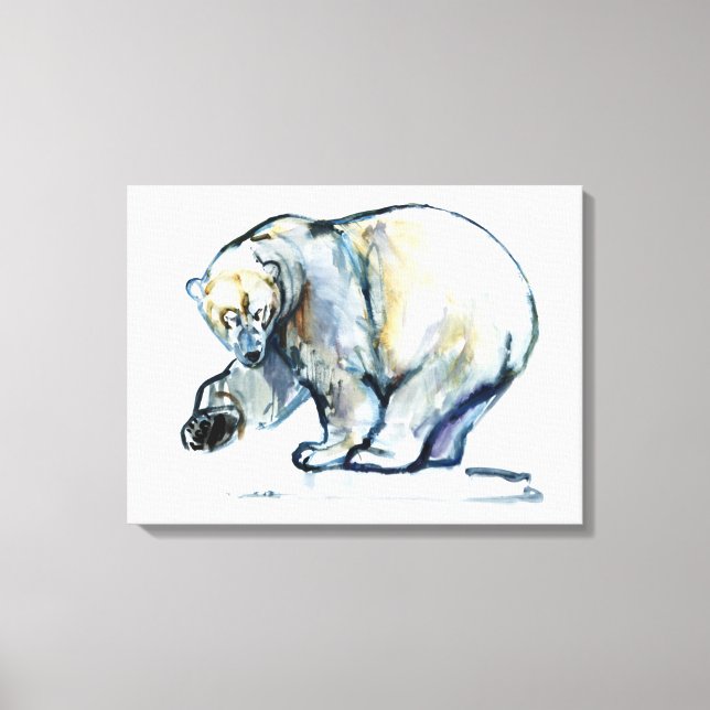 Isbjørn 2013 canvastryck (Framsida)