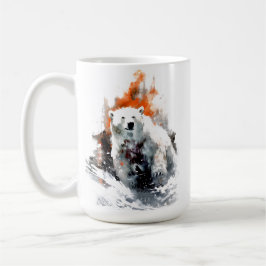 Isbjörn Amerikanskt Vilda Djur Kaffemugg