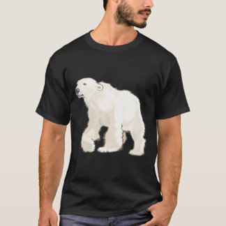 Isbjörn Arktisk Djur Realistisk T Shirt