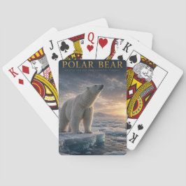 Isbjörn Arktiskt Havsis DJUR Pokerkort Casinokort